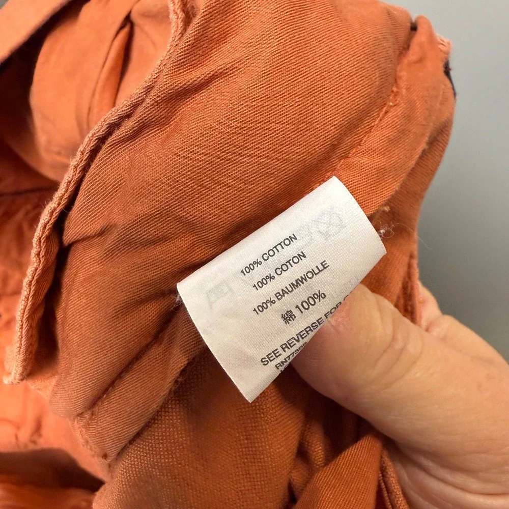 J.Crew Club Chino‎ Shorts Mens 34 Burnt Orange Excellent 10.5 Inseam Cotton